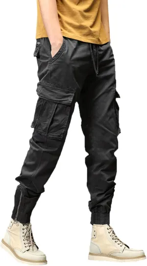 sdbrld Cargo Pants For Men Mens Ripstop Tactical Pants Casual Lightweight Outdoor Hiking Water Resistant Pants with Pockets