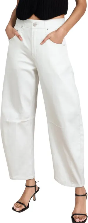 Sidefeel Women's Barrel Jeans Wide Leg Vintage Mid Rise Y2k Baggy Boyfriend Ankle Denim Pants