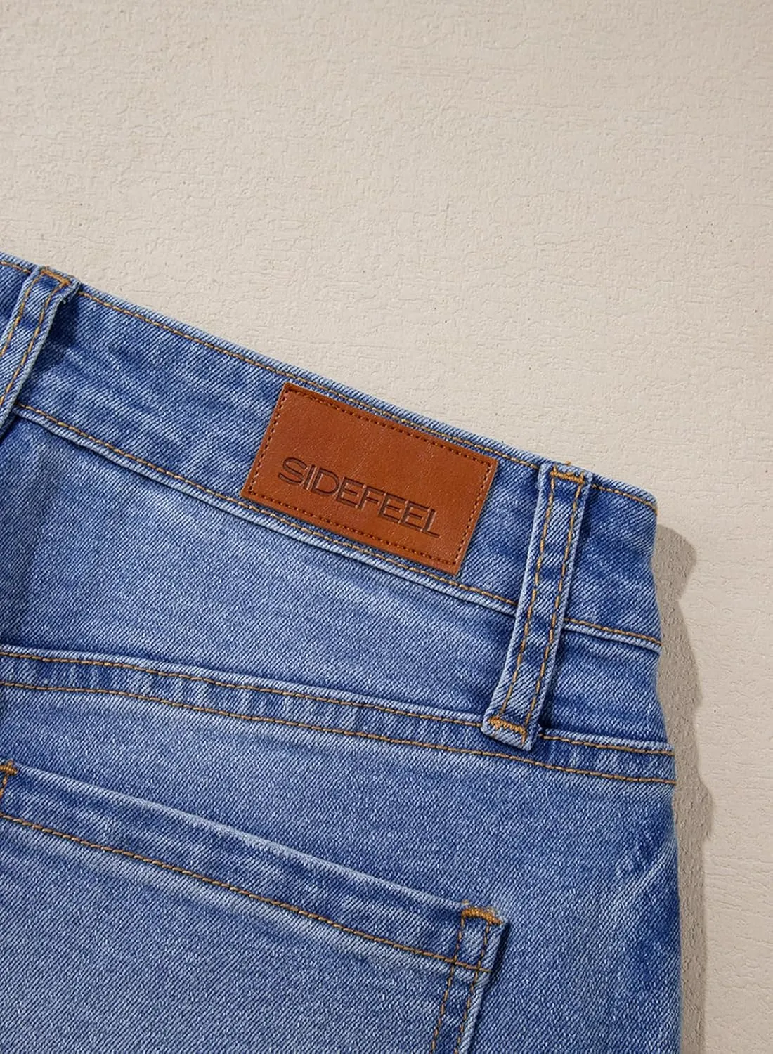Sidefeel Women's Barrel Jeans Wide Leg Vintage Mid Rise Y2k Baggy Boyfriend Ankle Denim Pants