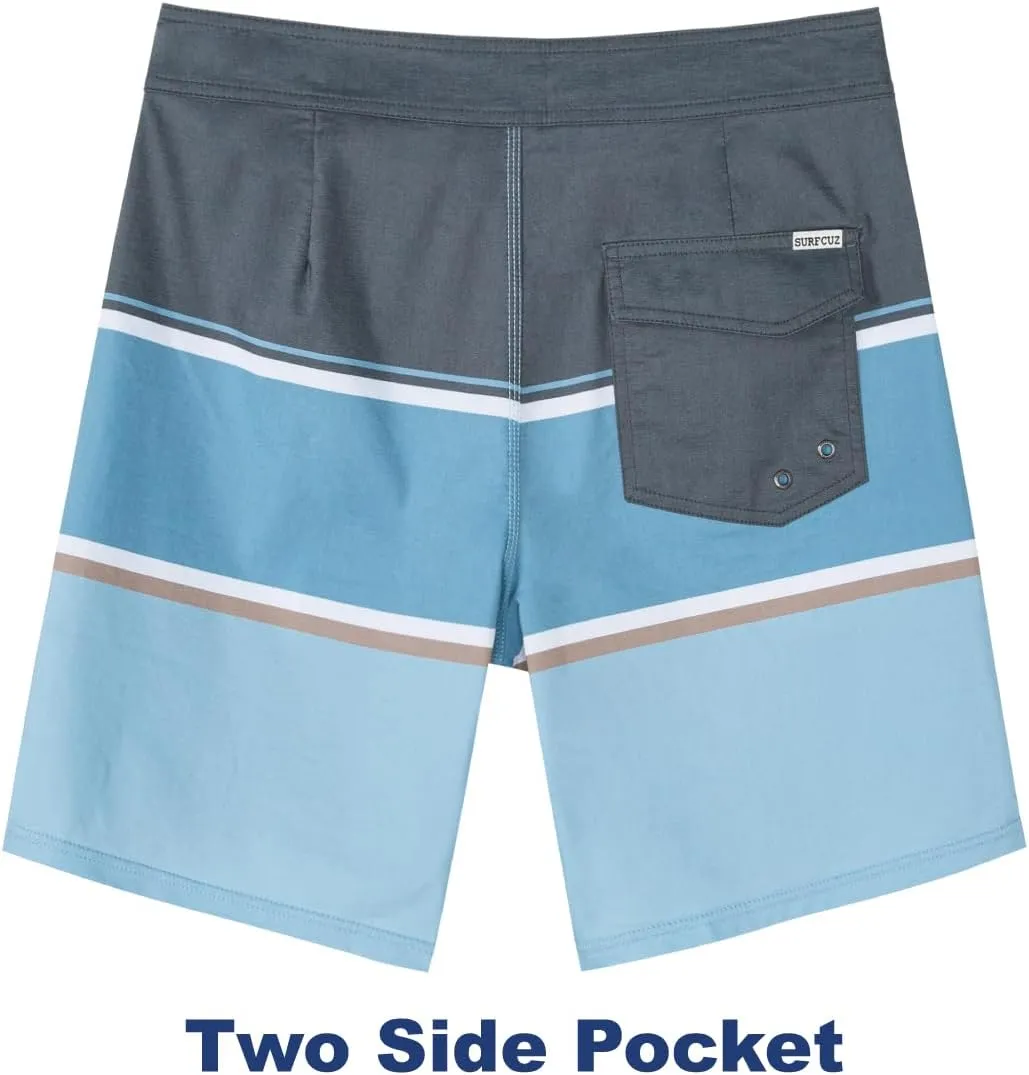 SURF CUZ Men's Vintage Cruzer Stretch Boardshort Chino Shorts