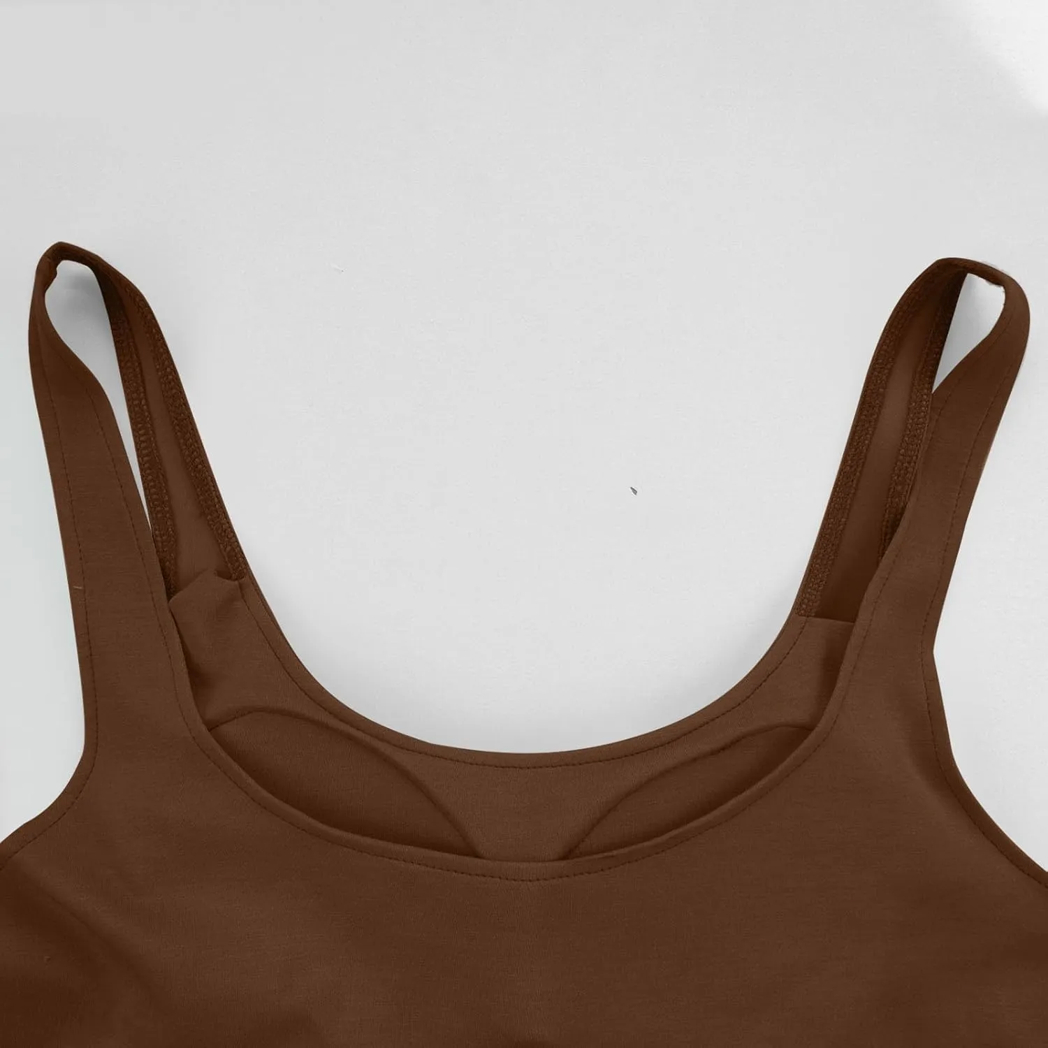 Tank Top with Built in Bra for Women Casual Summer Sleeveless Gym Crop Tops Workout Athletic Yoga Shirts