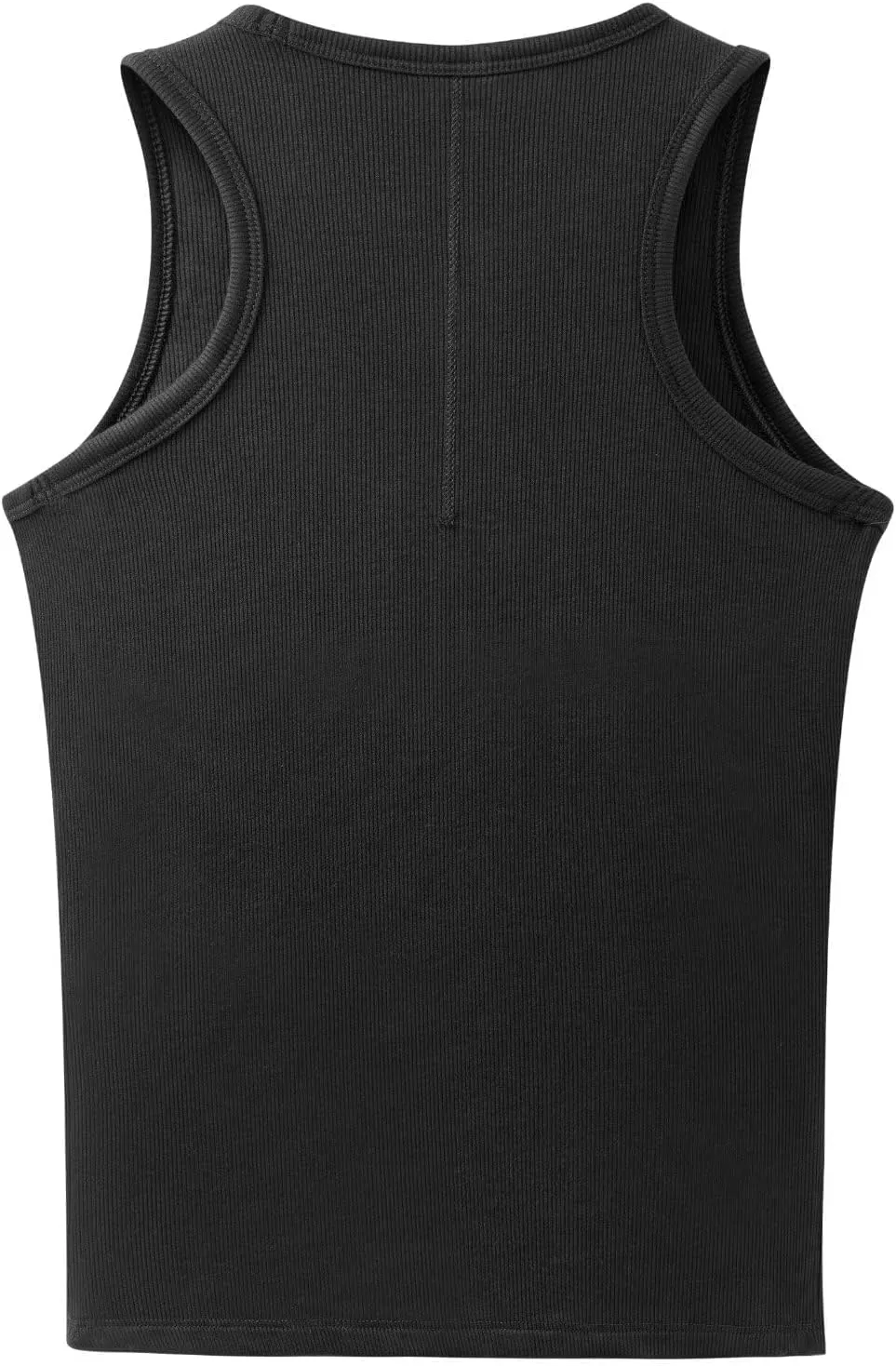 Tank Top with Built in Bra for Women Padded Ribbed Casual Sleeveless Camisole Long Crop Top
