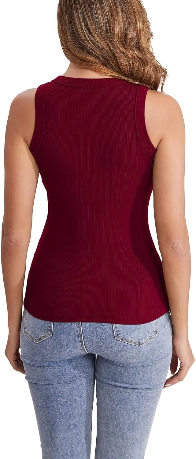 Tank Top with Built in Bra for Women Racerback Workout Undershirt Cotton Camisole Workout Sports Padded Cami 2025