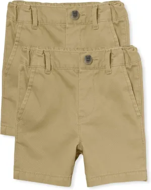 The Children's Place Baby Boys' and Toddler Stretch Chino Shorts