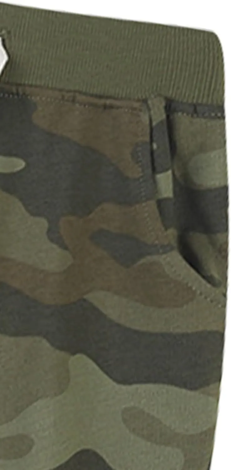 Toddler Boys Cotton Camouflage Sweatpants Kids Sports Athletic Jogger Pants Elastic Waist with Pockets