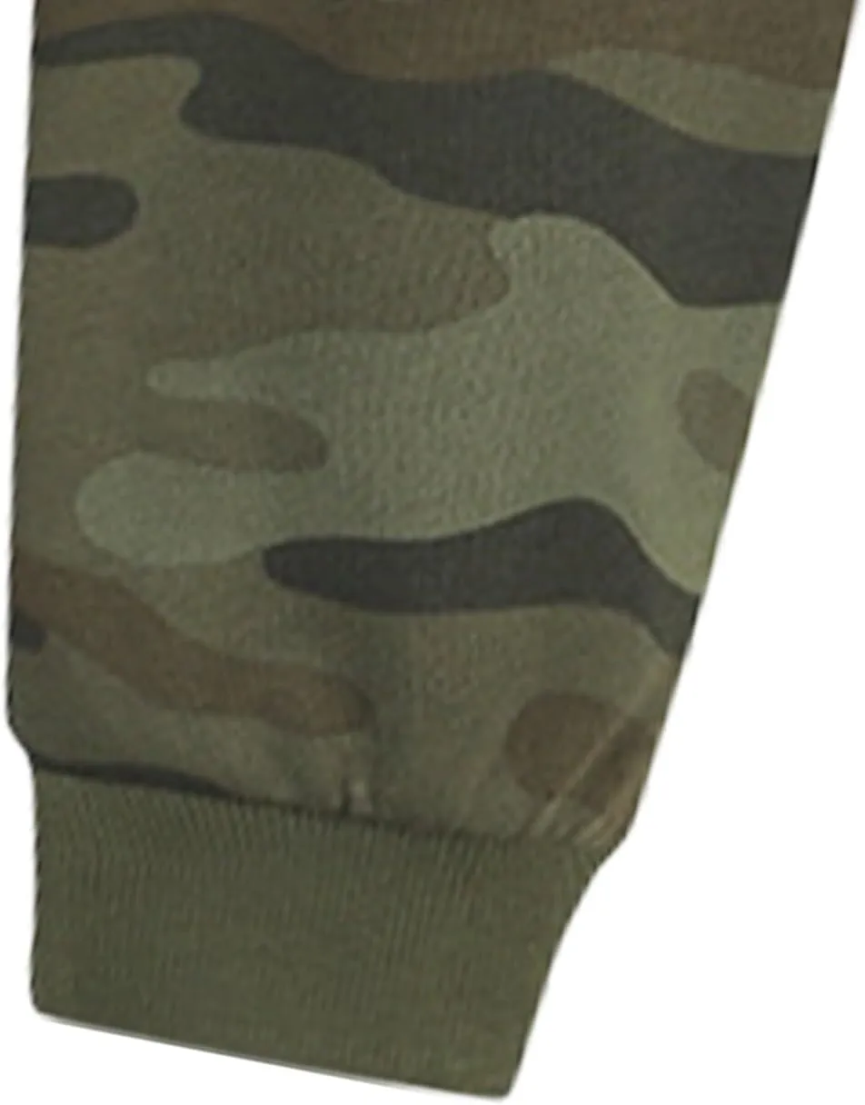 Toddler Boys Cotton Camouflage Sweatpants Kids Sports Athletic Jogger Pants Elastic Waist with Pockets