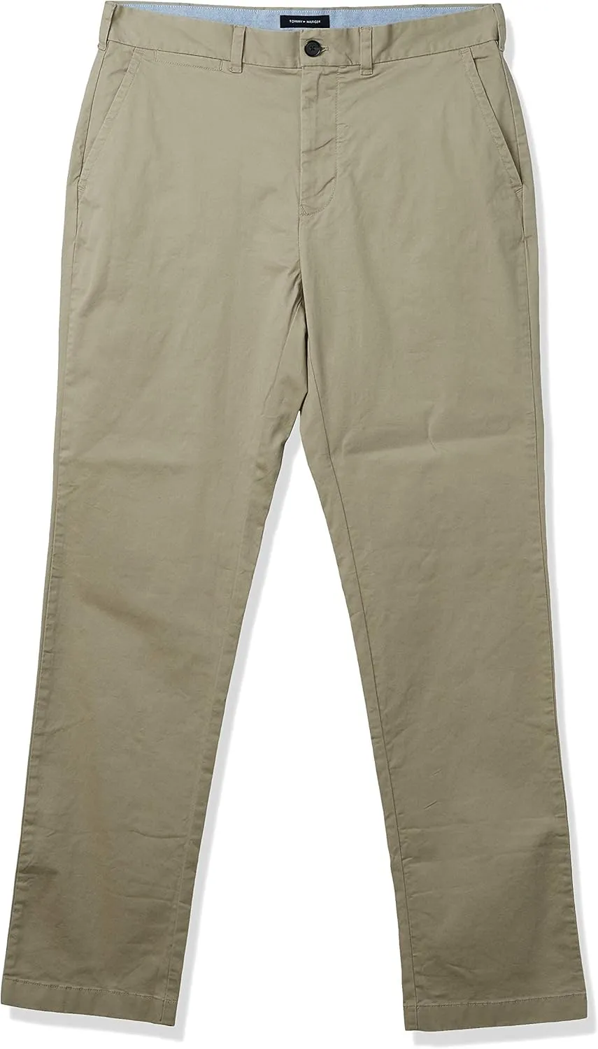 Tommy Hilfiger Men's Big & Tall Stretch Cotton Chino Pants in Classic Fit