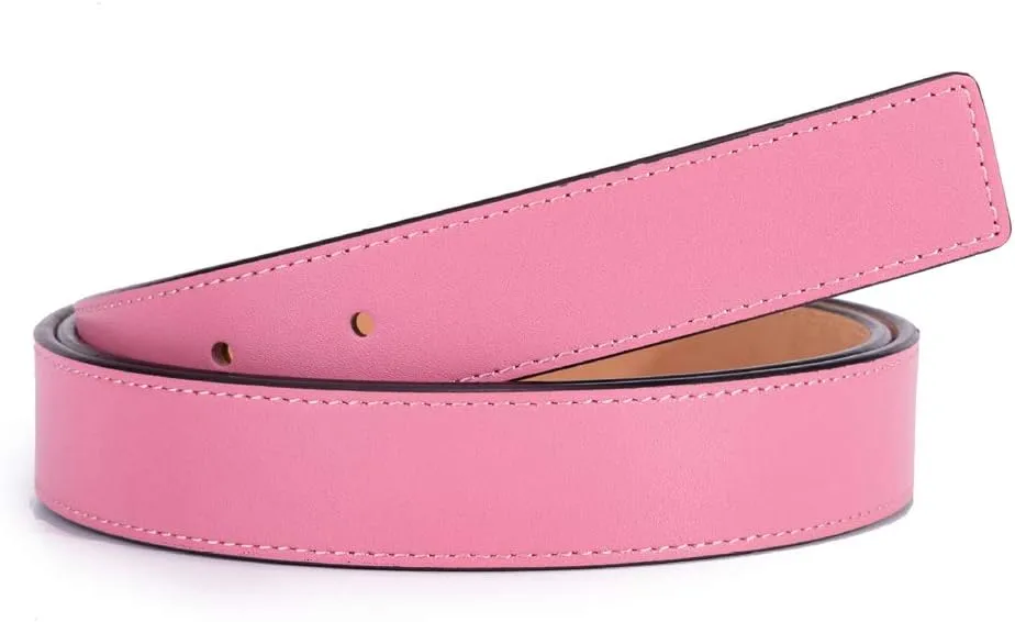 Vatee's Genuine Leather Replacement Belts For Women Without Buckle Dress Belt Strap Wide 29mm/20mm