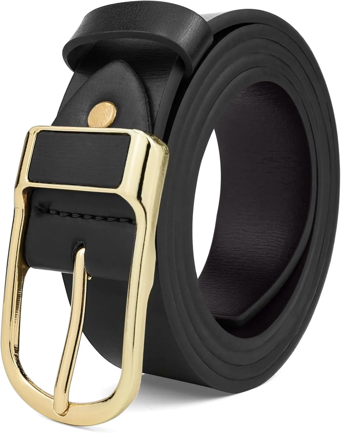 Womens Belts Black Belts for Women Waist Belt PU Leather Womens Belts for Dresses Jeans Shorts Fashion Belt