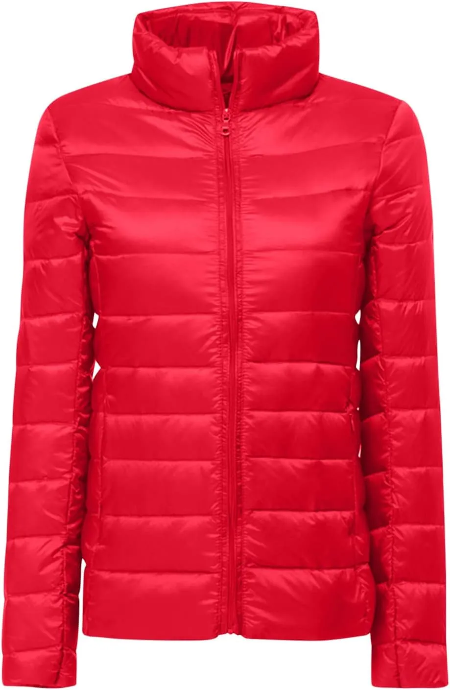 Women's Packable Quilted Jackets Lightweight Full-Zip Puffer Jacket Full Zipped Down Jacket Shakcets Winter Outfits