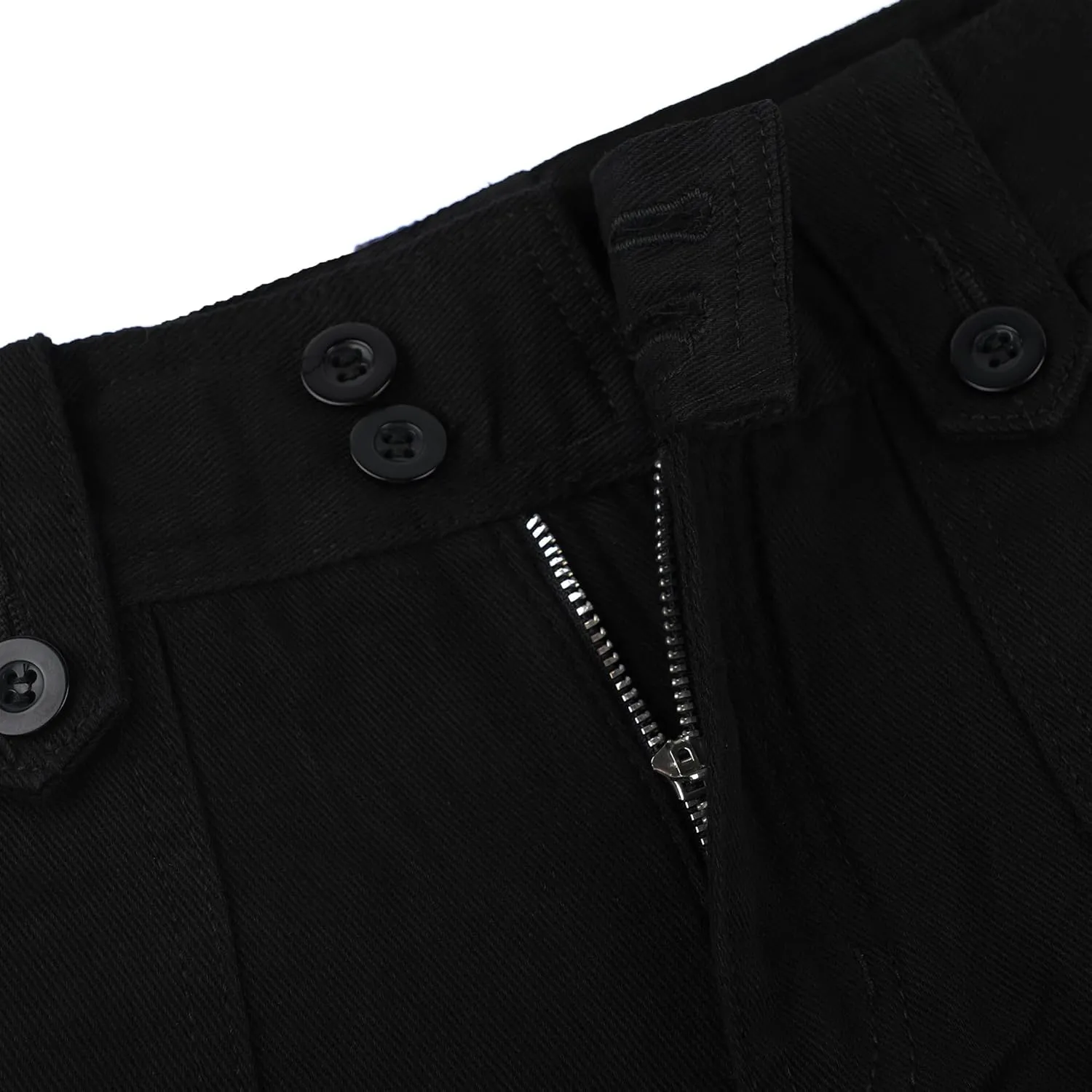 Womens Straight Wide Leg Cargo Jeans Vintage Flap Pocket Cargo Pants Baggy Y2k Pants