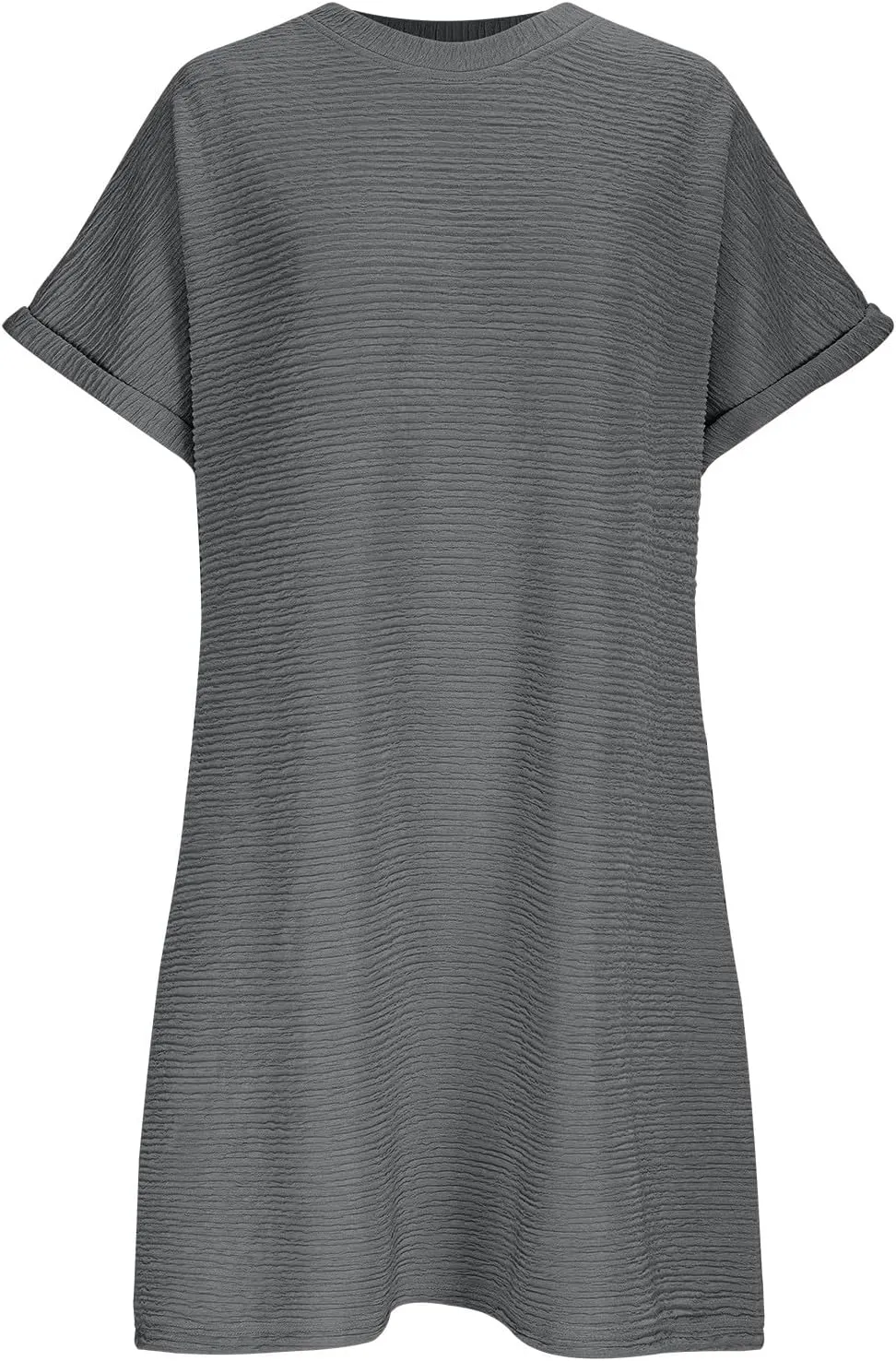 Womens Summer Mini Dress Casual Short Sleeve T Shirt Dresses Short Sleeve Tshirt Dress Casual Crew Dress with Pockets