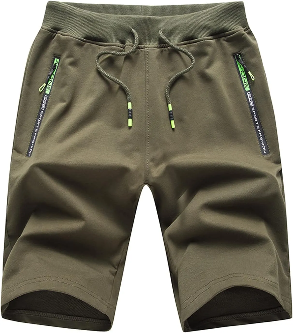Ymosrh Men's Shorts Casual Quick Dry Lightweight Athletic Training Running Gym Workout Shorts with Zipper Pockets