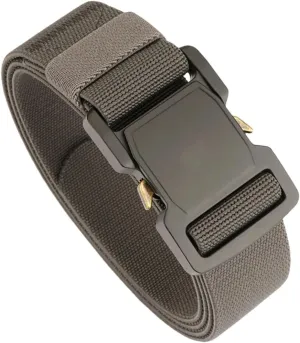 YTR6TW Men's Elastic Belt Outdoor Multifunctional Tactical Belts Nylon Canvas Military Belt Women Trousers Waistband